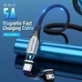 Vention Cable Magnético USB 2.0 CQNHD con Fichas Intercambiables USB-C y Micro USB, Gris Metalizado